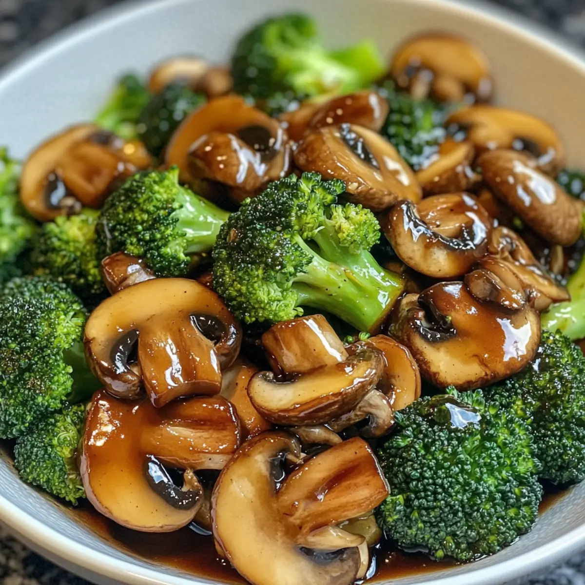 Broccoli and Mushroom Stir Fry