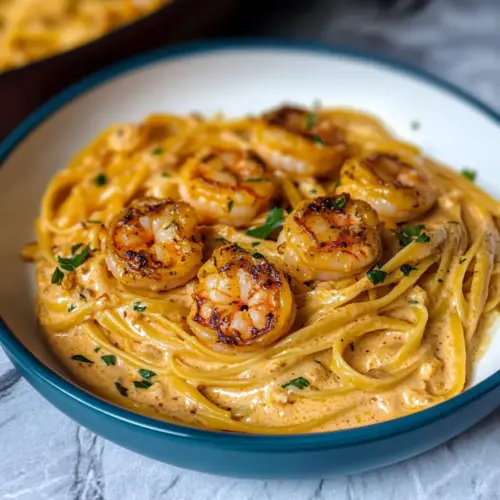 Creamy Shrimp Linguine