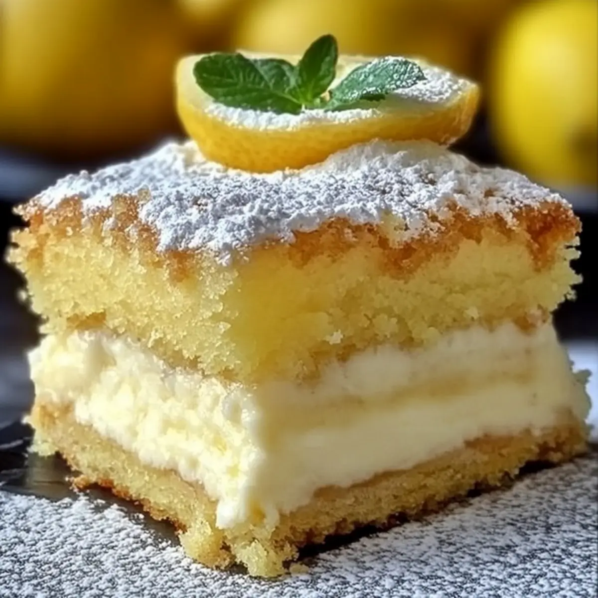 Lemon Custard Cake