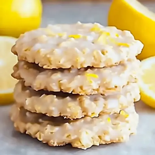 Lemon Oatmeal No-Bake Cookies