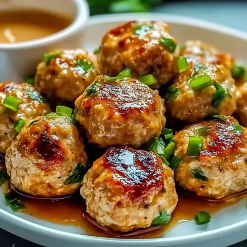 Thai Baked Chicken Meatballs