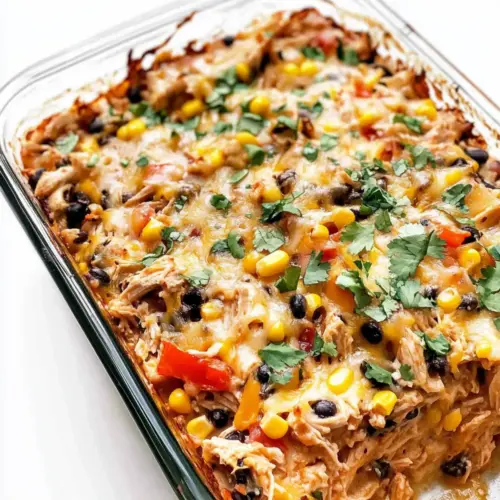Chicken Burrito Casserole