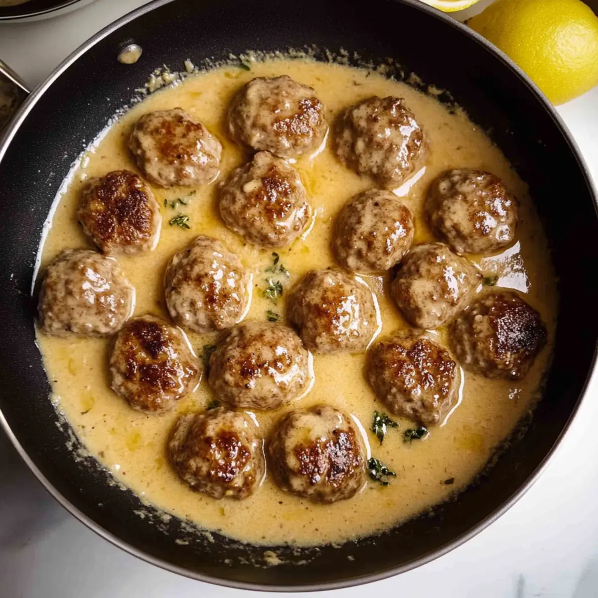 Meatballs In Lemon Sauce