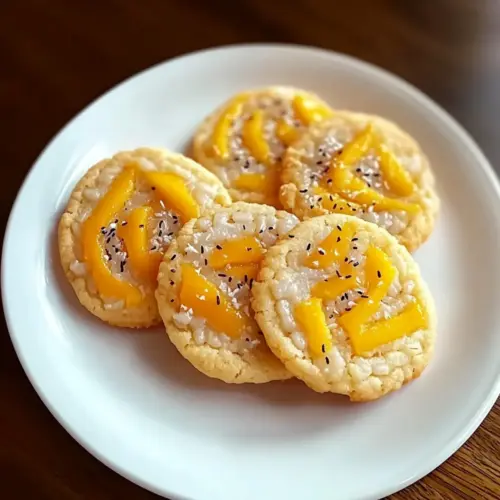 Mango Sticky Rice Cookies