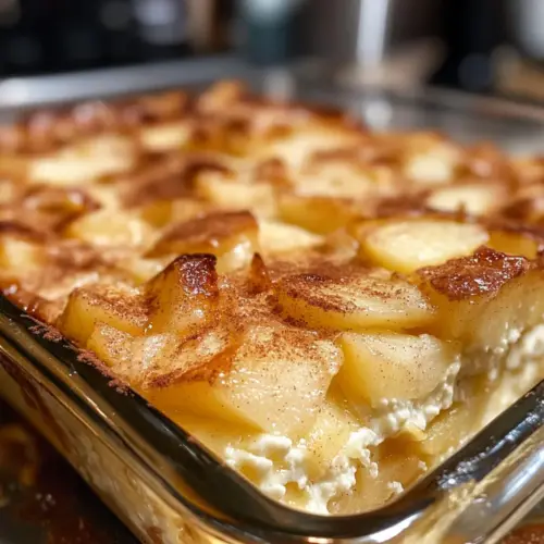 Apple Cinnamon Cottage Cheese Bake