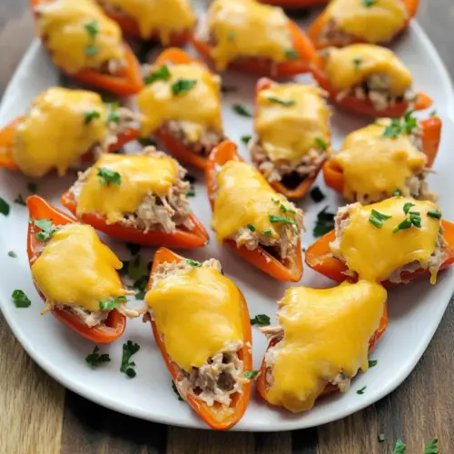 Keto Tuna Melt Poppers