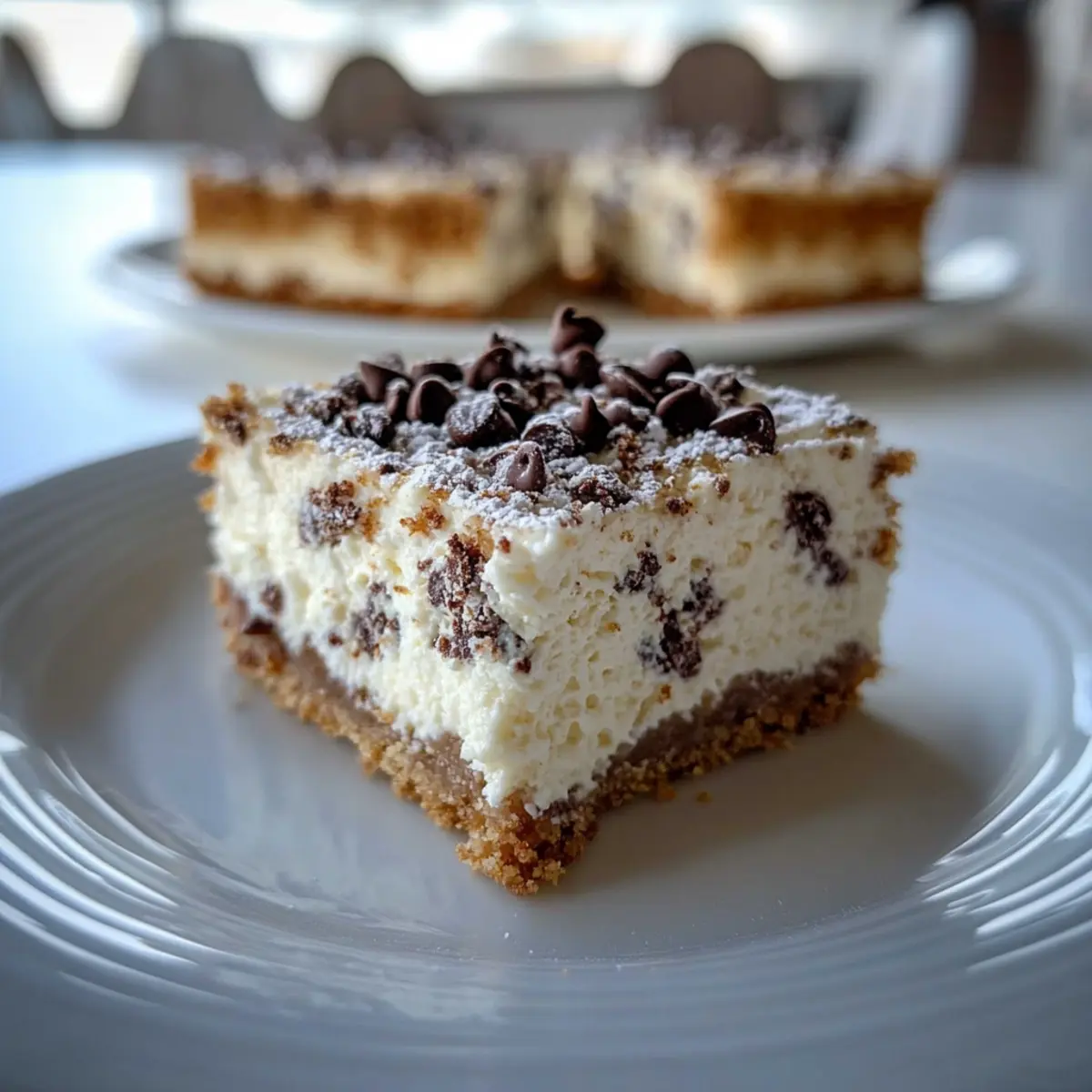 Cannoli Cheesecake Bars