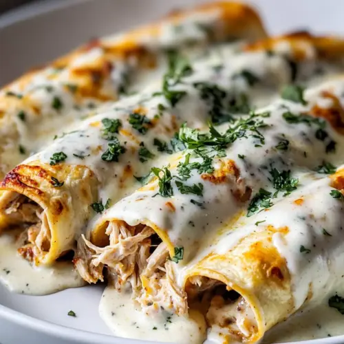 High Protein Chicken Enchiladas