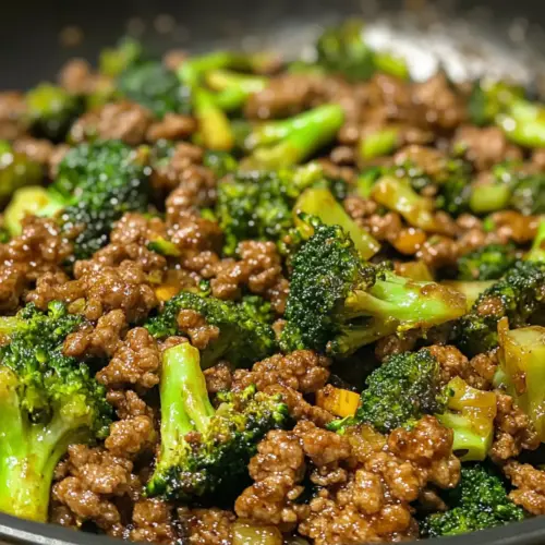 Ground Beef And Broccoli