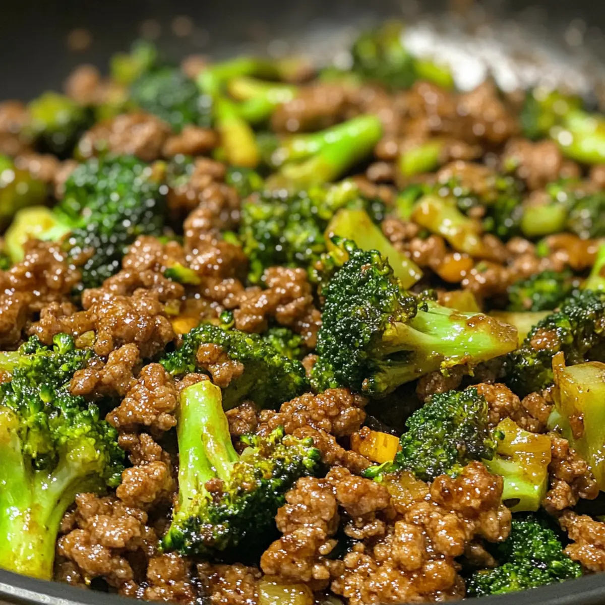 Ground Beef And Broccoli