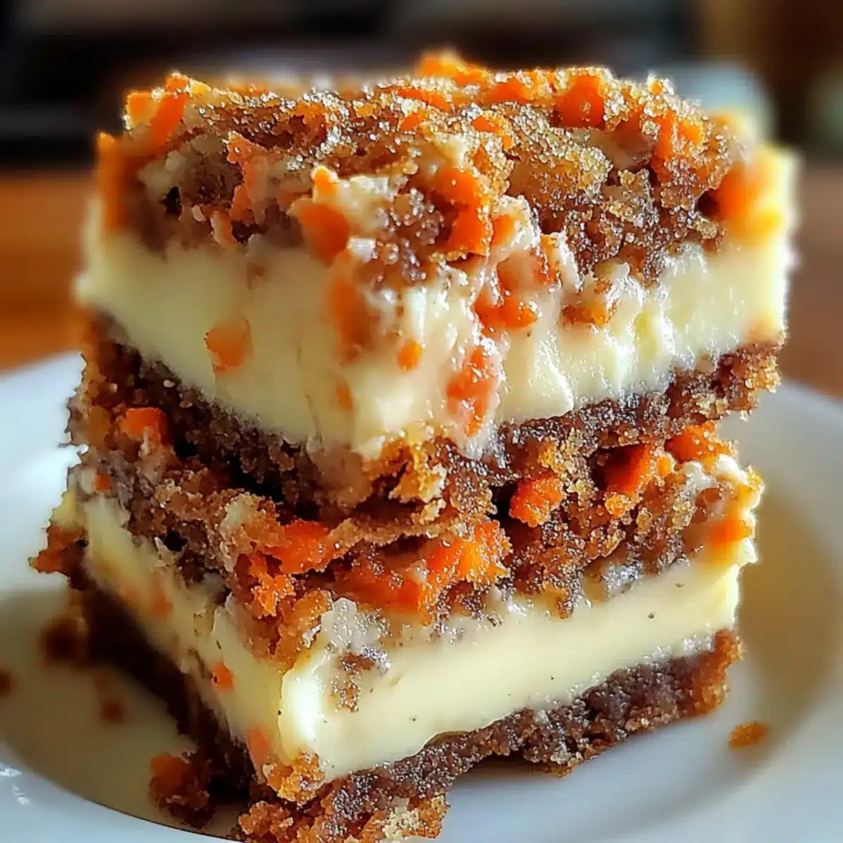 Carrot Cake Cream Cheese Bars