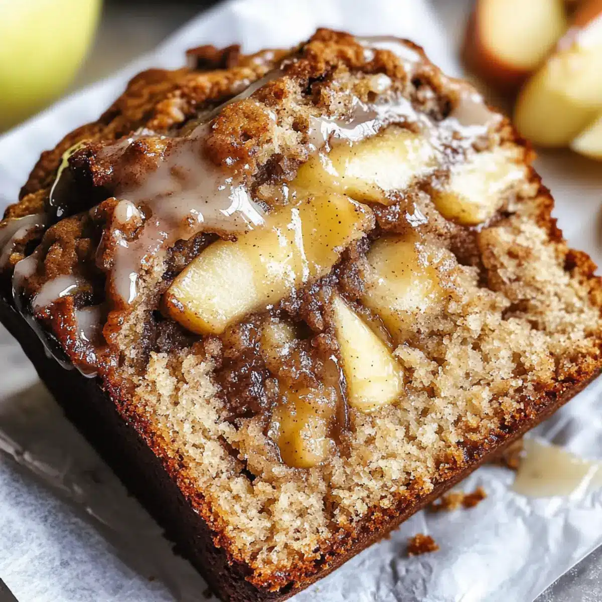 Apple Cinnamon Banana Bread