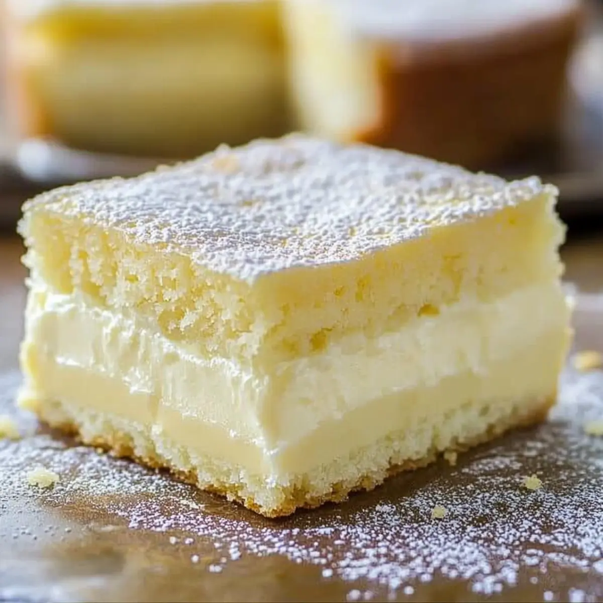 Vanilla Magic Custard Cake