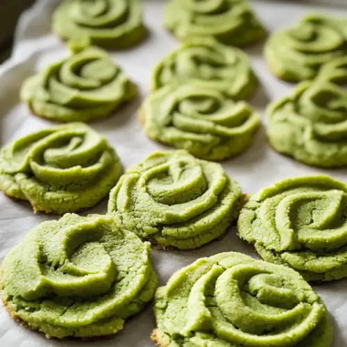 Matcha Butter Cookies