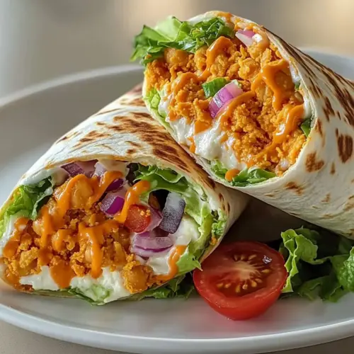Buffalo Chickpea Wraps