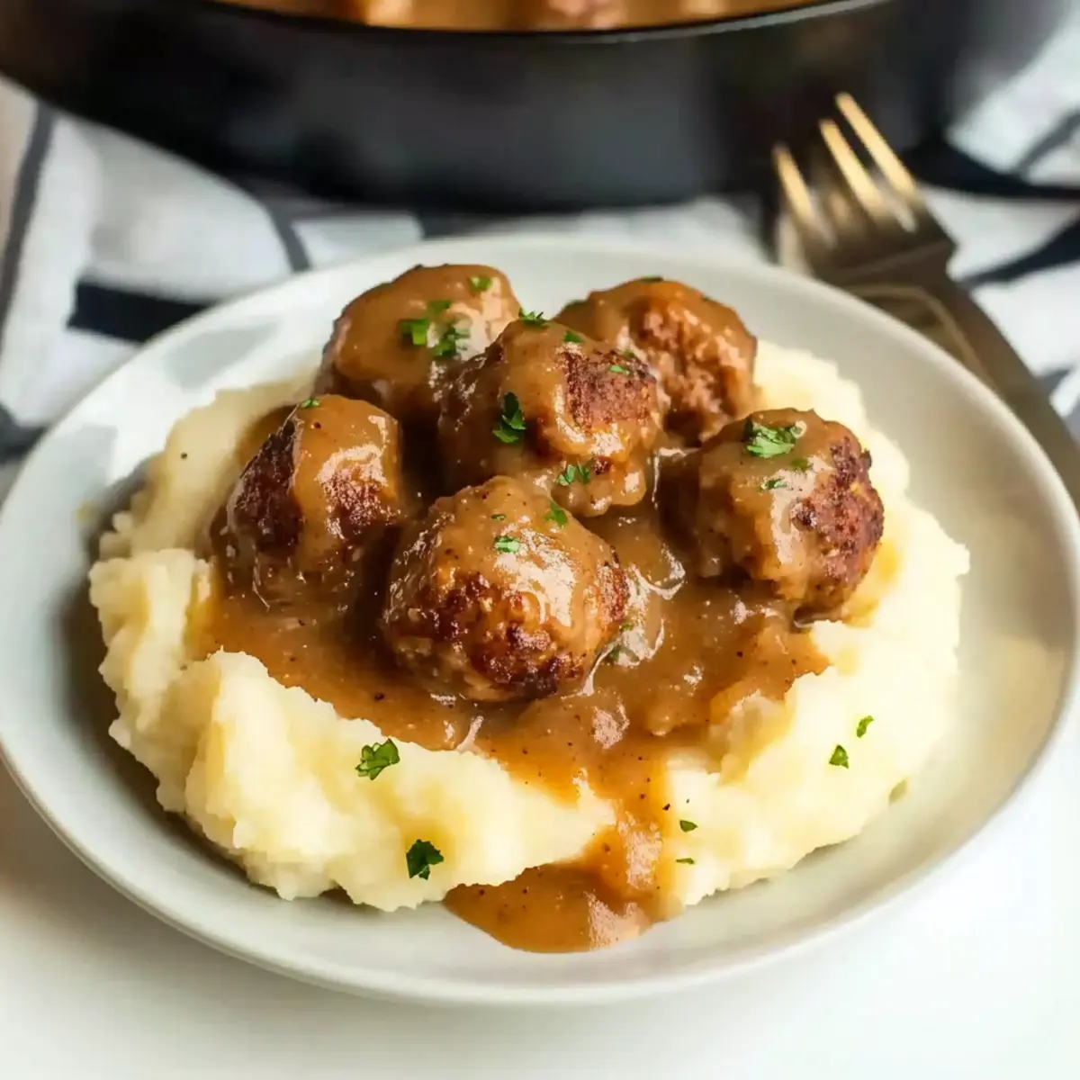 Meatballs and Gravy