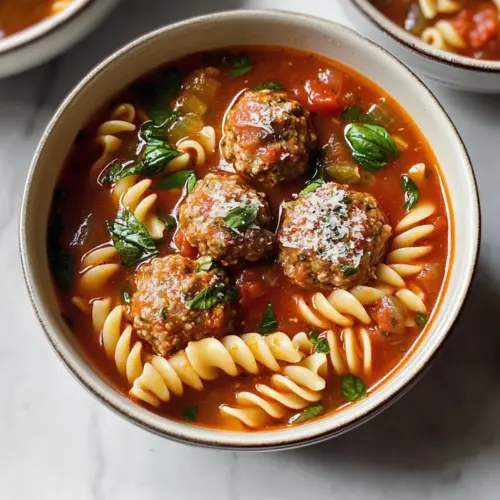 Italian Meatball Soup