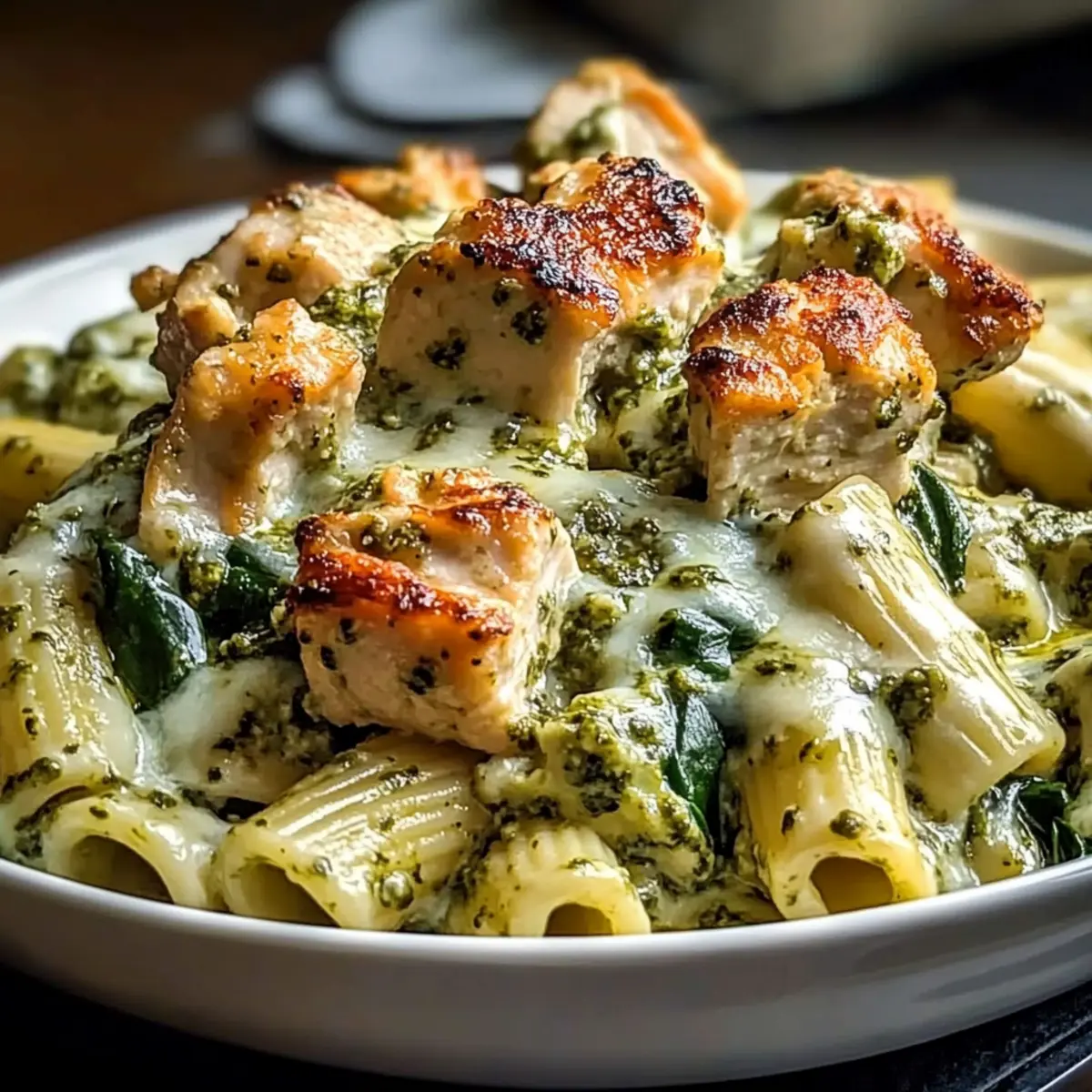 Creamy Pesto Chicken Pasta