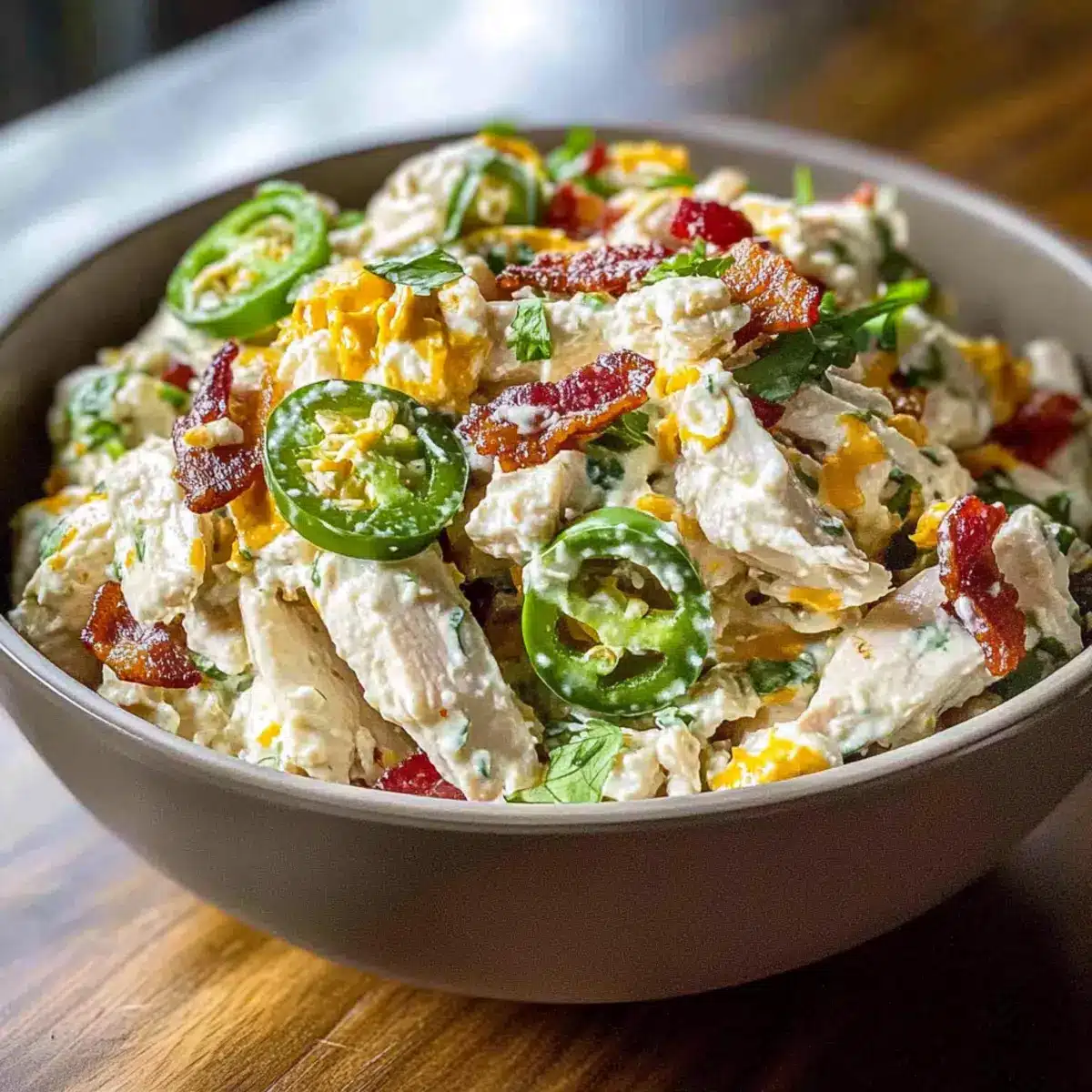 Jalapeno Popper Chicken Salad