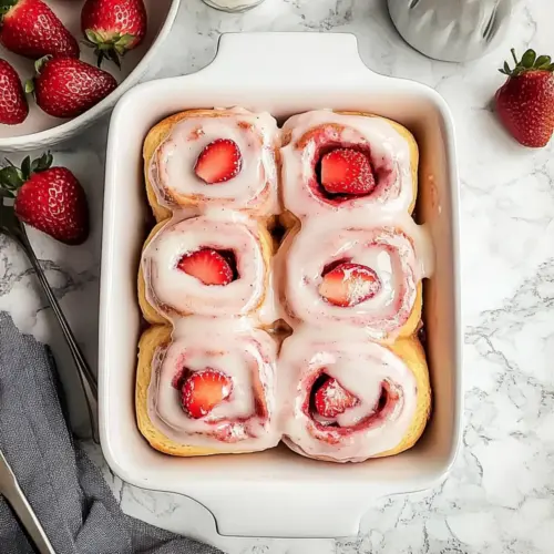 Strawberry Cinnamon Rolls