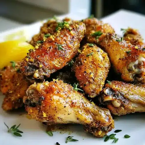 Crispy Baked Lemon Pepper Wings
