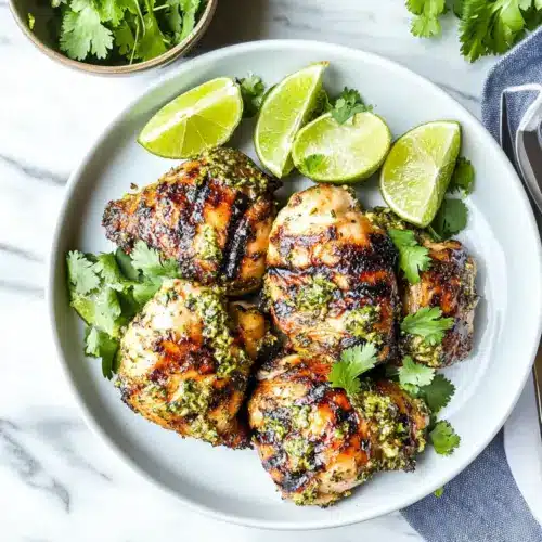 Cilantro Lime Chicken Thighs