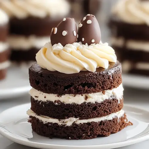 Mini Easter Layer Cakes
