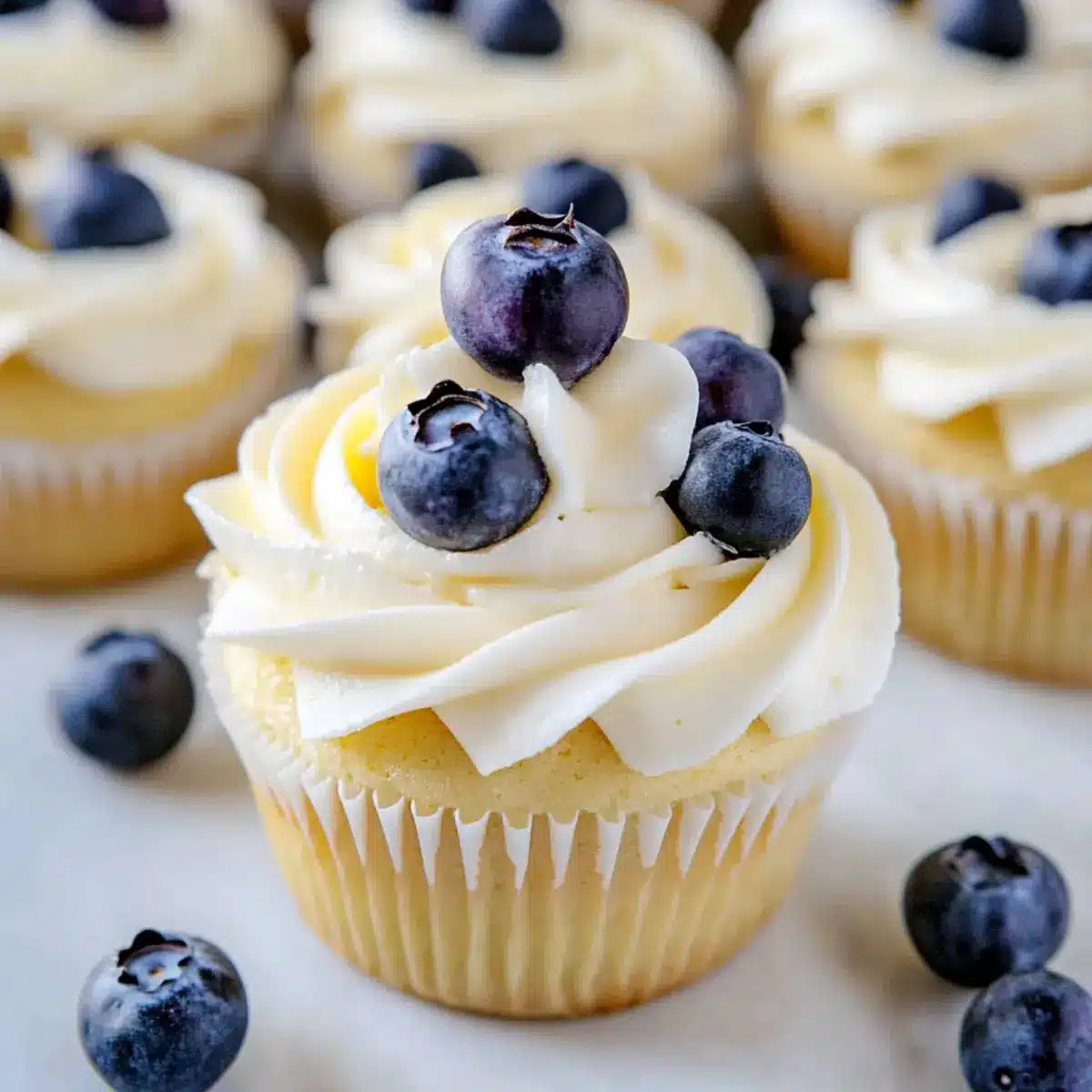 Lemon Blueberry Cupcakes