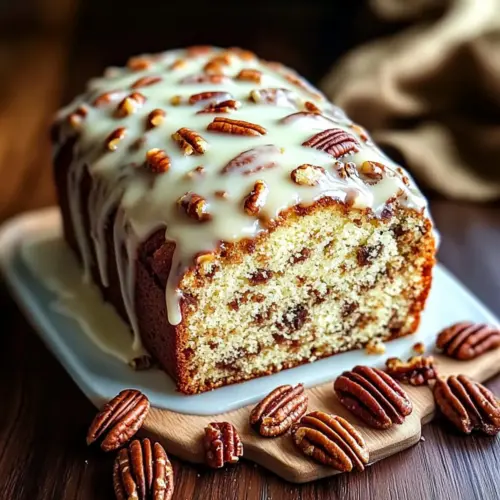 Butter Pecan Cake Loaf