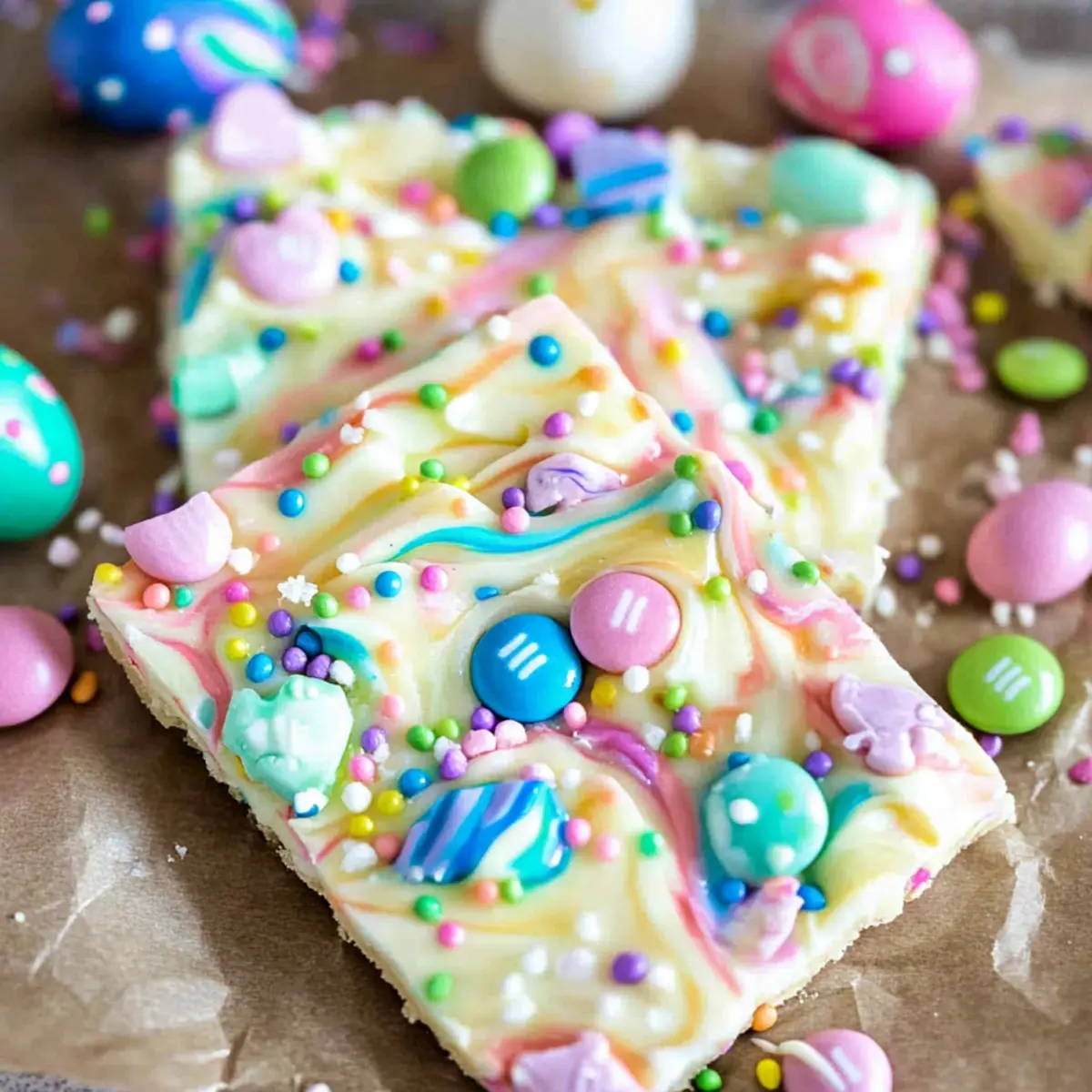 White Chocolate Easter Bark