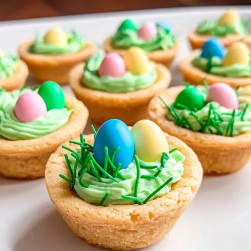 Easter Basket Sugar Cookie Cups