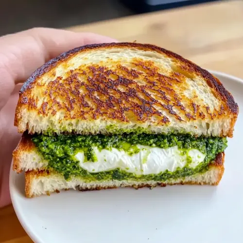 Melty Burrata Grilled Cheese Sandwich