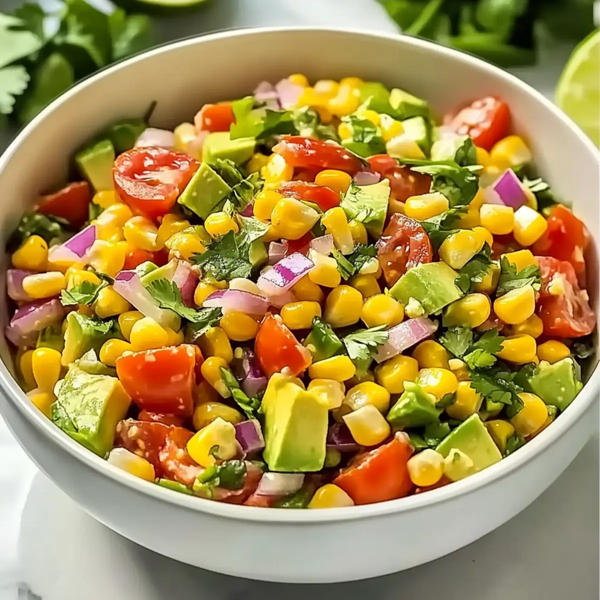 Summer Corn Salad with Avocado