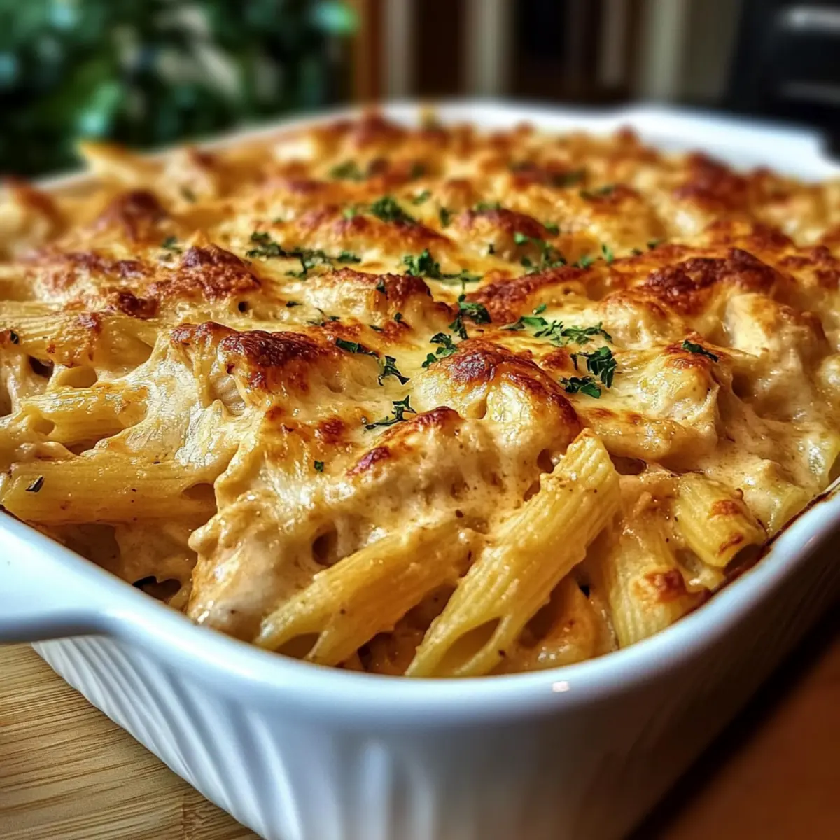 Marry Me Chicken Pasta Bake
