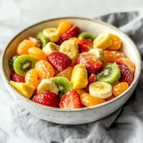Easter Fruit Salad with Peach Pie Filling