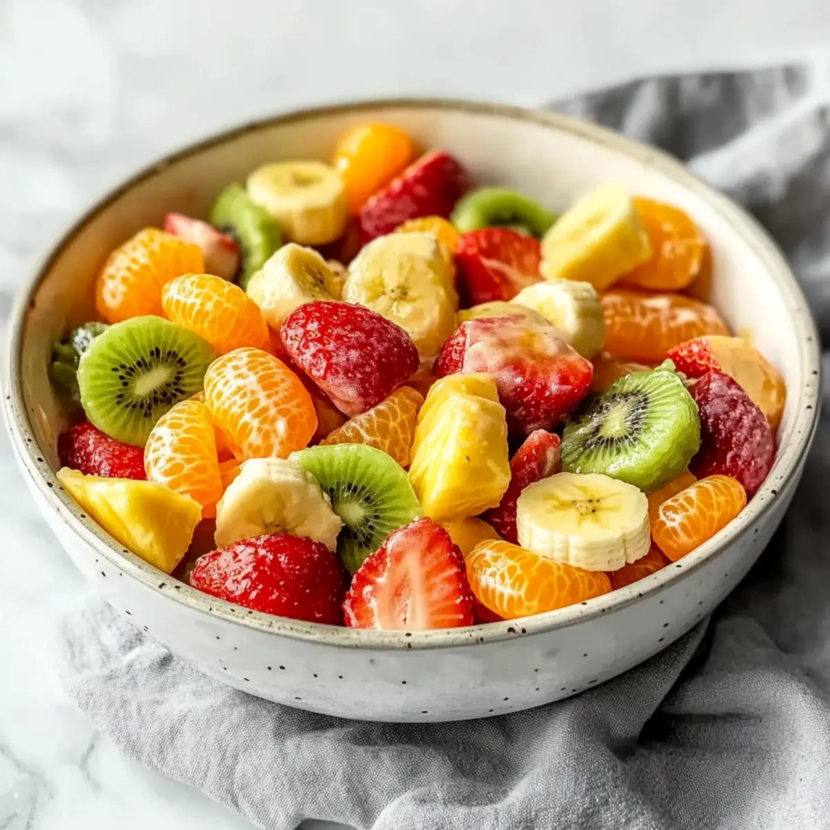 Easter Fruit Salad with Peach Pie Filling