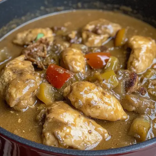 Southern Stewed Chicken and Gravy