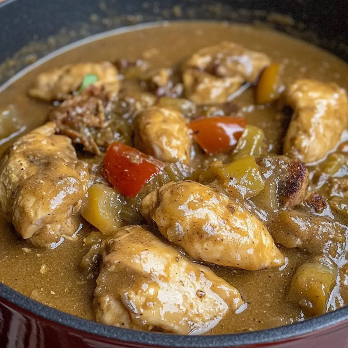 Southern Stewed Chicken and Gravy