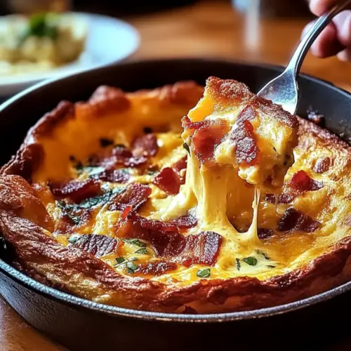 Cheddar & Bacon Dutch Baby