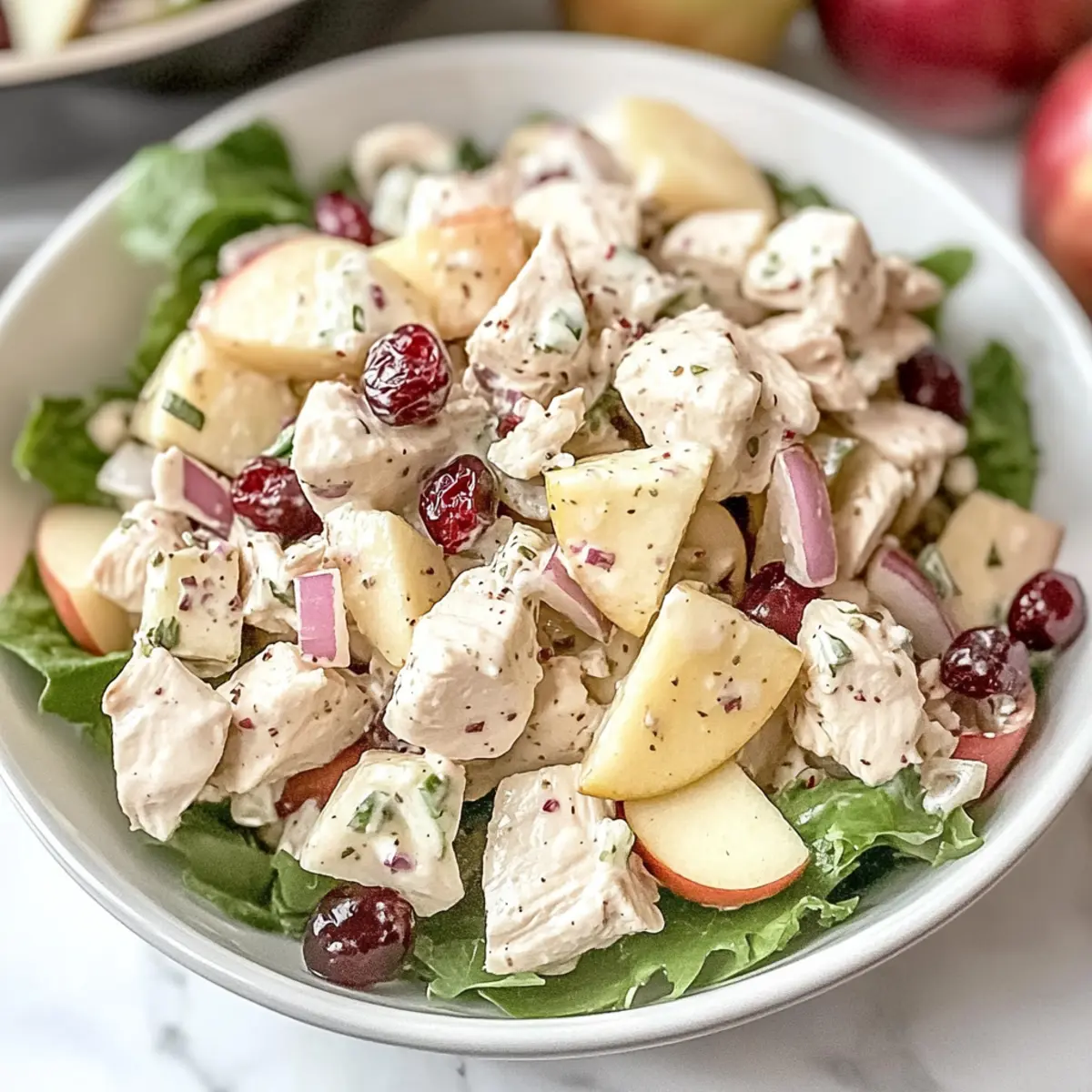 Chicken Salad with Apples