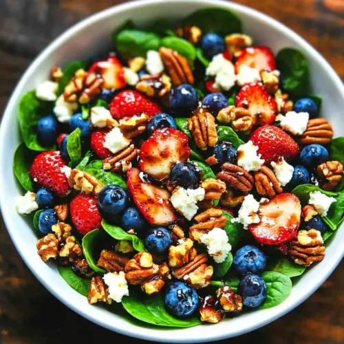 Strawberry Spinach Salad