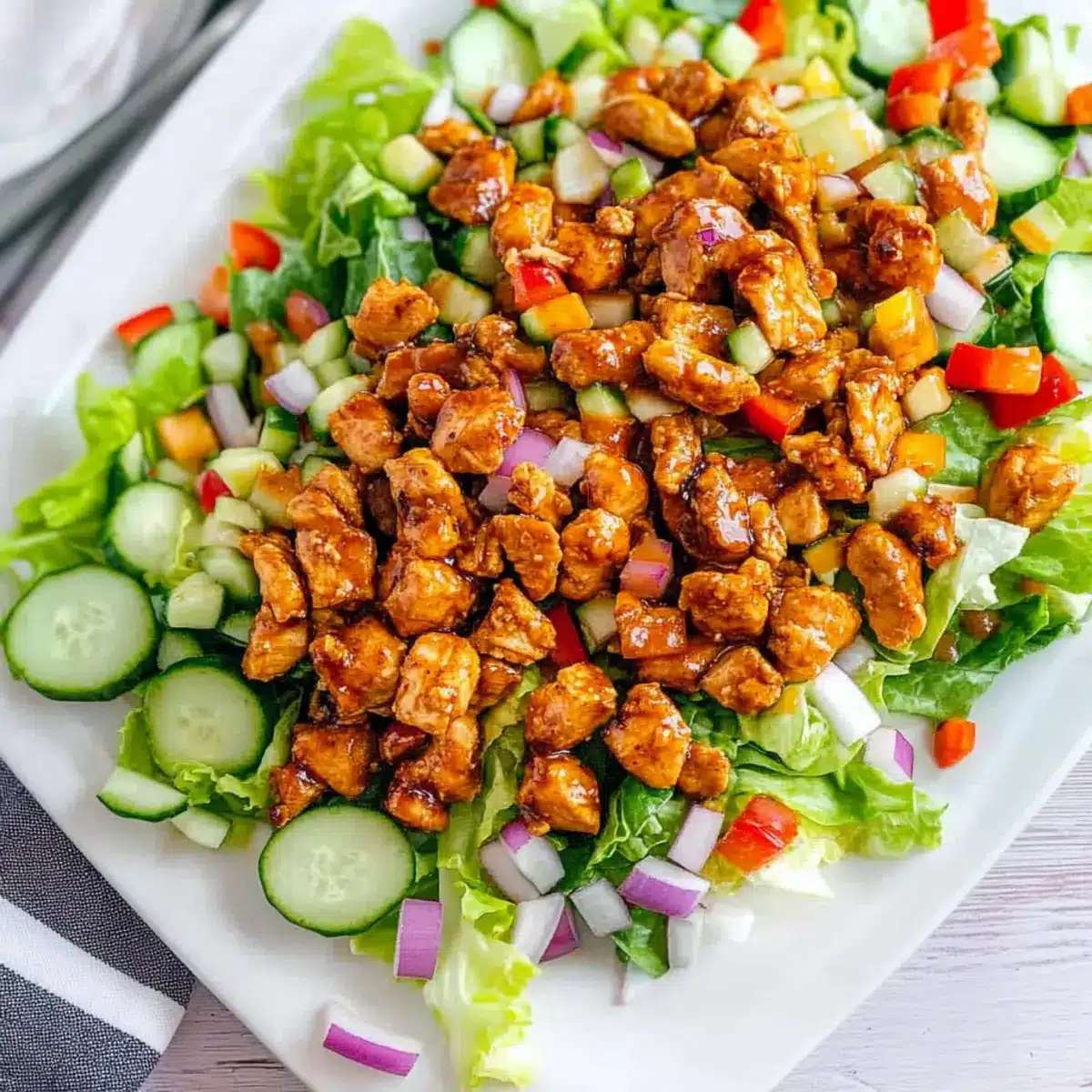Honey Hot Chicken Salad