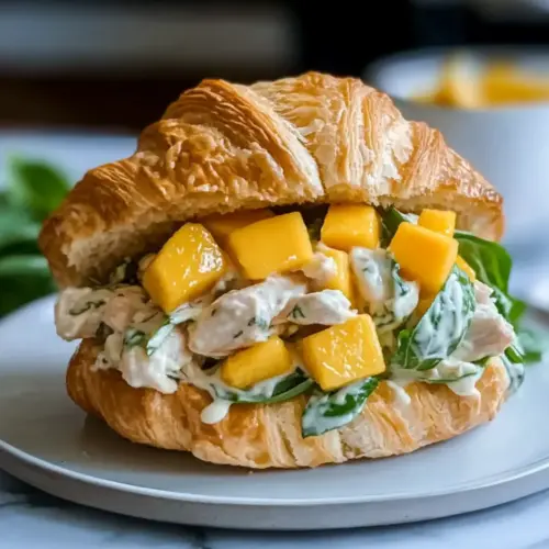 Mango Chicken Salad Sandwich