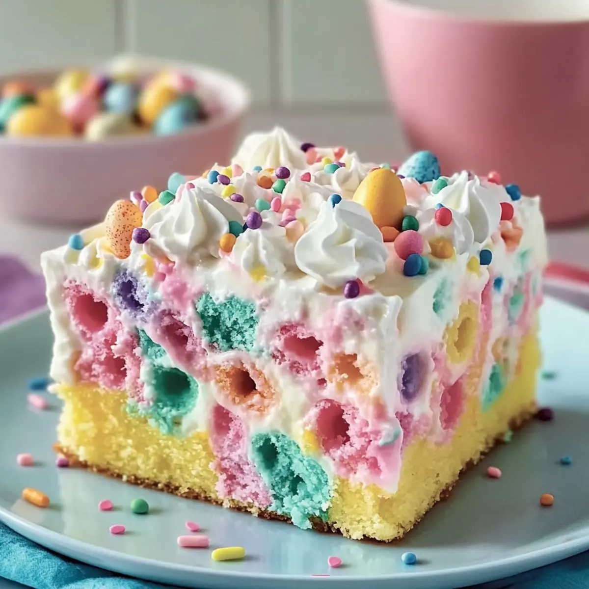 Easter Poke Cake