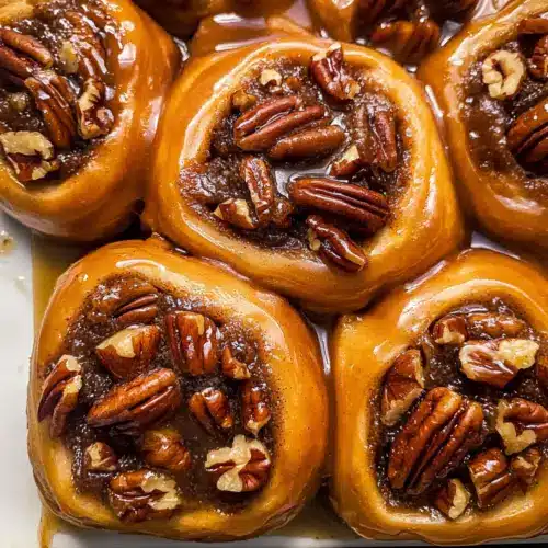 Butter Pecan Cinnamon Buns