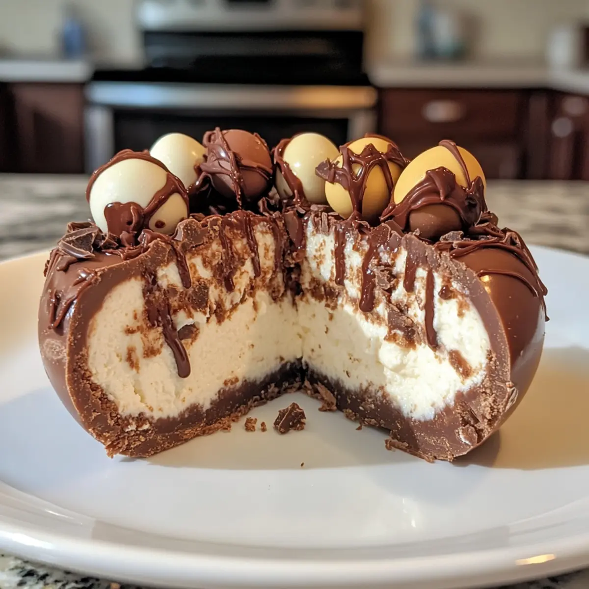Easter Egg Cheesecake