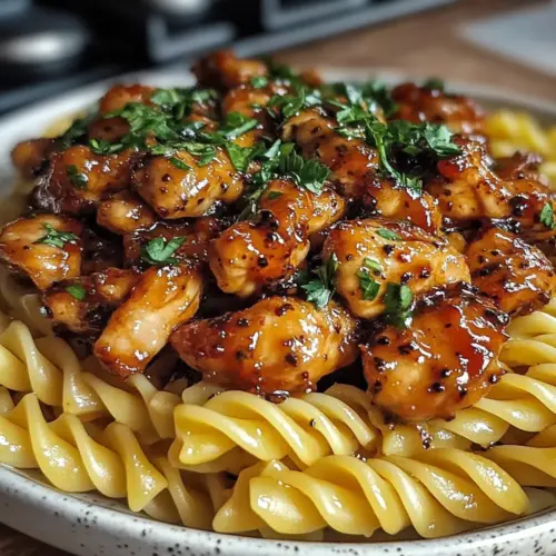 Honey Pepper Chicken Pasta