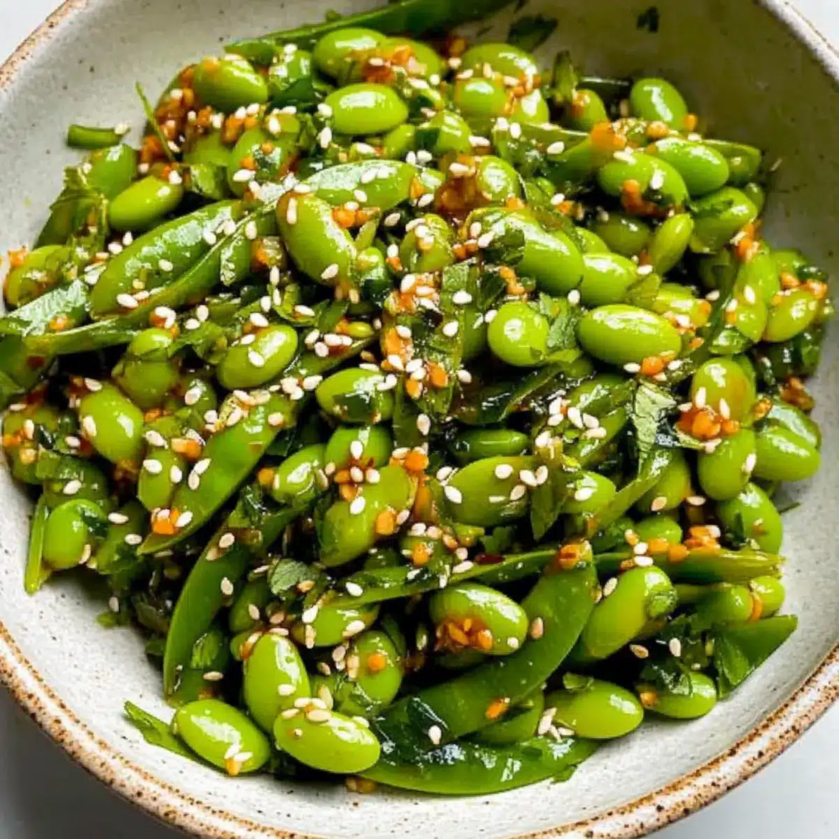 Chili Crisp Snap Pea Salad