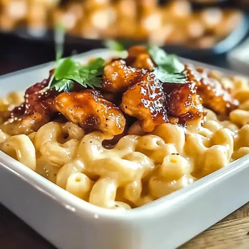 Honey Pepper Chicken Mac and Cheese
