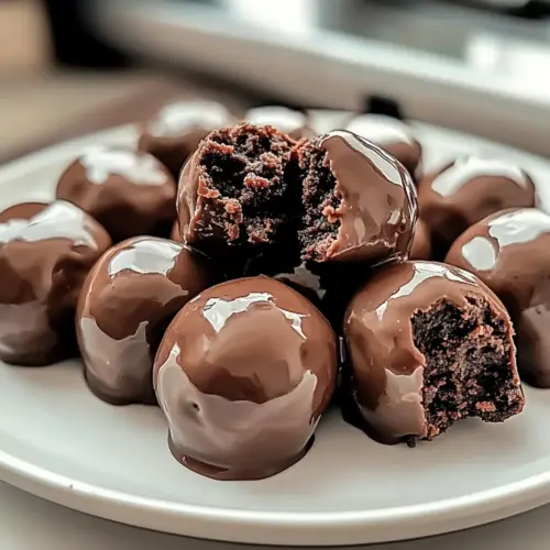 No-Bake Cottage Cheese Brownie Batter Protein Bites